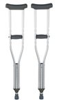 Underarm Crutch McKesson Aluminum Pediatric,  3' 7"- 4', 350 lbs.