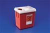 Phlebotomy Sharps Containers, 2.2 Quarts, Red