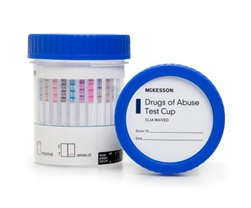 Drugs of Abuse Test McKesson 12-Drug Panel with Adulterants, 25/BX