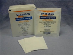 Gauze Sponge Dressing Medi-Pakâ„¢ Cotton 4-Ply, Sterile, 4 X 4 Inch Square,  2/PK 25PK/BX