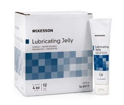 Lubricating Jelly, 4 oz. Tube, Sterile, 12/BX, 6BX/CS