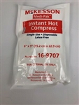 Medi-Pak General Purpose Instant Hot Pack, Disposable, 6" x 9", 24/CS