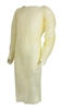 McKesson Isolation Gown, One Size Fits Most, Yellow, Thumb Loop, Adult, Disposable, 10/PK 10 PKS/CS