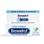 Benadryl Itch Relief Cream, X-Strength, 1 oz. Tube