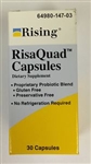 RisaQuad Probiotic Dietary Supplement Capsules, 30/Bottle