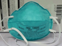 3M Particulate Respirator/Surgical Masks, Cone Headband, Small, 20/BX