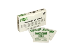 Pac-Kit Sting Relief Wipes, 2%, 10/BX