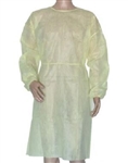 Fluid Resistant Isolation Gown, Yellow, 50/CS