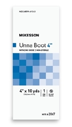 Unna Boot, 4" x 10 Yards, Cotton, White, 12/CS