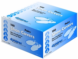 Dynarex, Shoe Covers, Anti-Skid, Blue, 150 PR/CS