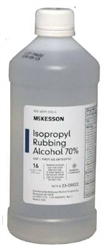 Isopropyl Rubbing Alcohol, 70%, 16 oz, 12/CS