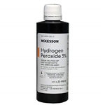 Mckesson Hydrogen Peroxide 3%, 4 oz Bottle, 24/CS
