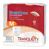 Unisex Adult Incontinence Brief Tranquility SmartCoreâ„¢ Medium Disposable Heavy Absorbency  12/pk 8/pk