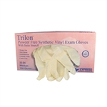 Trilon Vinyl Gloves, Clear, Medium, 100/BX 10 BXS/CS
