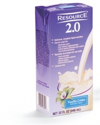 Resource 2.0, Vanilla Cream, 32 oz, 12/case