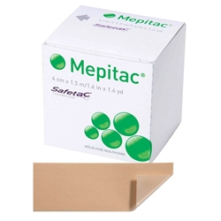 Mepitac Medical Tape, Silicone, 1-1/2" x 59"