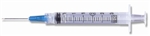 PrecisionGlide Intramuscular Syringe with Needle, 3 mL, 23 Gauge, 1" Detachable Needle Without Safety, 100/BX