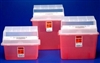 Sharps Container, 2 Gallon, Translucent Red