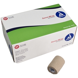 Sensi Wrap Self Adherent Bandages, Tan, 3" x 5 yds, 24/CS