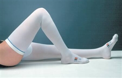 T.E.D. Anti-embolism Stockings, Thigh High, Large/Long, White, Inspection Toe, 1 Pair