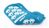 Slipper Socks McKesson Terriesâ„¢ Adult Teal Above the Ankle, 1 Pair