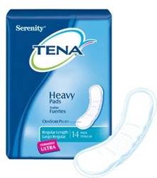 Tena Pad Serenity, Ultra, Heavy Absorbency, 14/PK, 6PK/CS