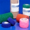 Cohesive Bandage, Flexwrap, Cotton / Rubber Blend, Blue, 3" X 5 Yrd, NonSterile, 24/CS