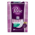 Poise Ultra Thin Bladder Control Pads, Light Absorbency, Absorb-Loc, Female, Disposable, 96/CS