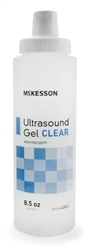 Ultrasound Gel McKesson Ultrasound and Laser Transmission 250 mL (8.5 oz.) Bottle, 12/cs