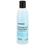 Shampoo and Body Wash,  McKesson,  8oz Bottle, Flip-Top, Summer Rain Scent, 48EA/CS