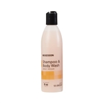 Shampoo and Body Wash,  McKesson,  8oz Bottle, Flip-Top Apricot Scent, 48EA/CS