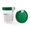 McKesson Specimen Container, Polypropylene/Polyethylene, Screw Cap, 120 mL (4 oz.), Sterile, 100/CS