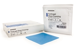 Hydrogel Dressing McKesson 4 X 4", Sterile, 10/BX