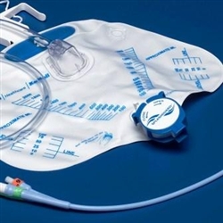 Curity Foley Tray 18 Fr. 5CC 2-Way, 100% Silicone Catheter, W/ Mono-Flo, Anti-Reflux Device