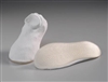 Quick-Dry Shower Slippers, Adult X-Large, White, Ankle High, Pair