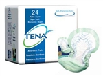 Tena Night Super Pad, Heavy Absorbency, Non-Adhesive, Green, 24/PK, 2PK/CS