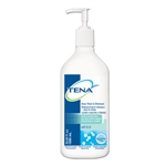 Tena Body Wash & Shampoo, 33.8 oz Pump Bottle, Unscented, 6/CS