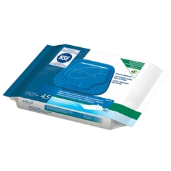 Tena Wipes, Flushable, 7.5x12.5", Soft Pack, 45/PK, 12PK/CS