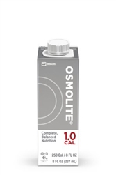 Osmolite Oral Supplement/Tube Feeding Formula, 1 Cal, 8 oz. Tetra Carton, Unflavored, 24/CS