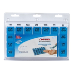 7 Day One-Day-At-A-Time Pill Organizer, Large