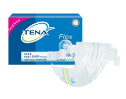 Tena Brief Flex, Super, Size 12, 28-42", Heavy Protection, 30/PK, 3PK/CS