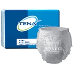 Tena Protective Underwear, Super Absorbency, Large, 18/PK, 4PK/CS