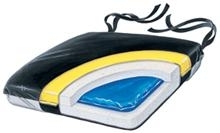 Wheelchair Cushion, Econogel Pad Vinyl, W/ Cloth, 16X18X2"