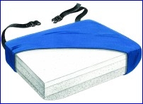 Wheelchair Cushion, Bari-Foam,  24X18X4", Contoured Bottom