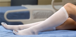 Anti-embolism Stockings Medi-Pakâ„¢ Knee-high Medium, Regular White Inspection Toe