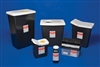 RCRA Hazardous Waste Containers, 2 Gallon, Black / White Top, 20/CS
