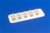 Monoject Cap, Syringe Tip, Sterile, White, Polyolefin Plastic Formulation, Single Use, 10/PK
