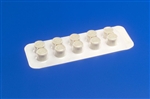 Monoject Cap, Syringe Tip, Sterile, White, Polyolefin Plastic Formulation, Single Use, 10/PK
