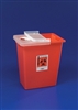 Sharps Container, Multi-Use, 18 Gallon, Red