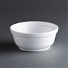 Insulated Foam Bowls, 8 oz, White, 1000/CS